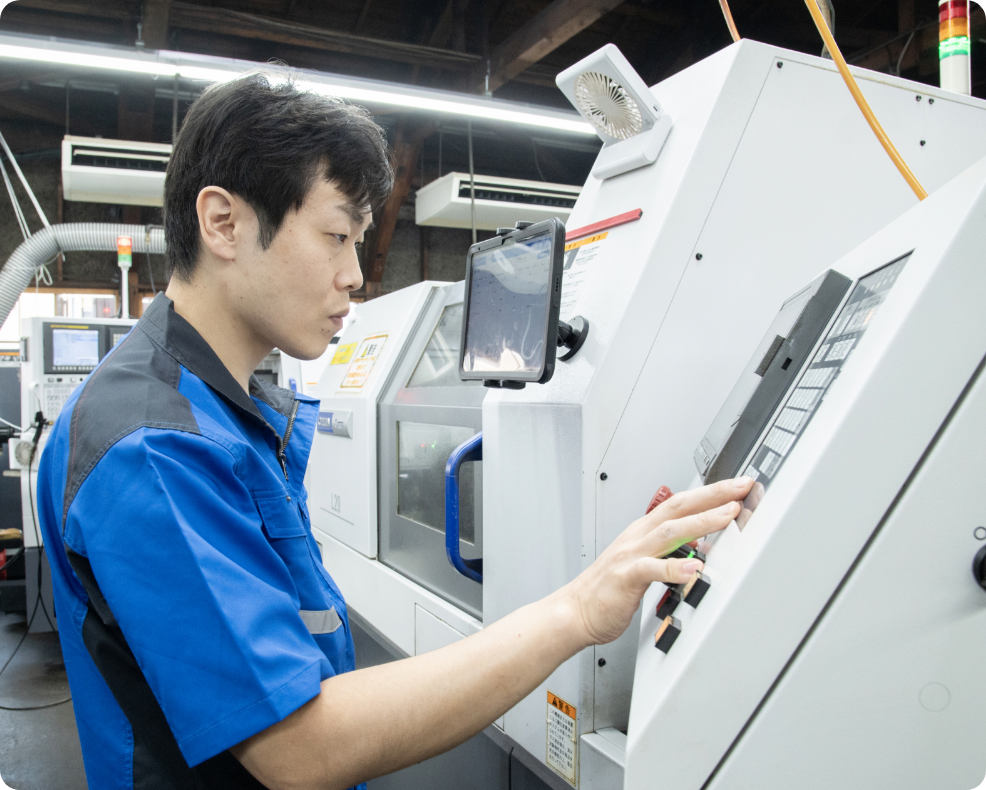 「中途半端な数の部品製作、どこに頼めば…」とお悩みの企業様にとって、最適な協力先になります。